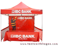 10 x 10 Pop Up Tent - IBC Bank